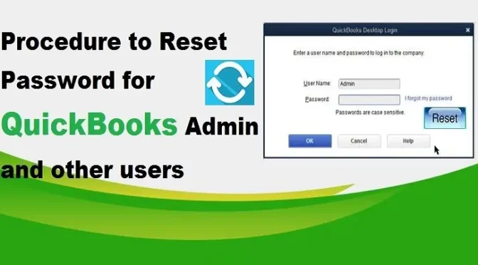 How to Recover QuickBooks Admin Password?