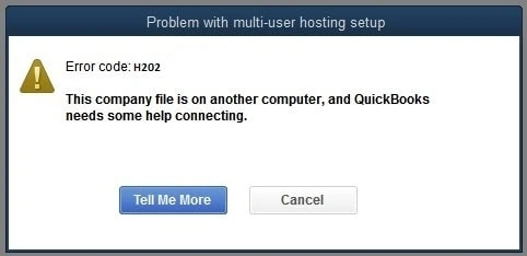 QuickBooks Error H202