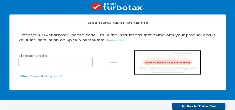 TurboTax License Code