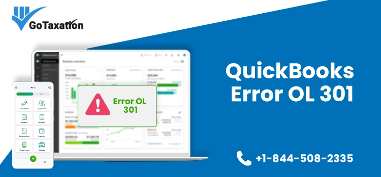 QuickBooks Error code OL 301