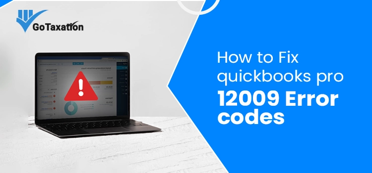 QuickBooks error code 12009
