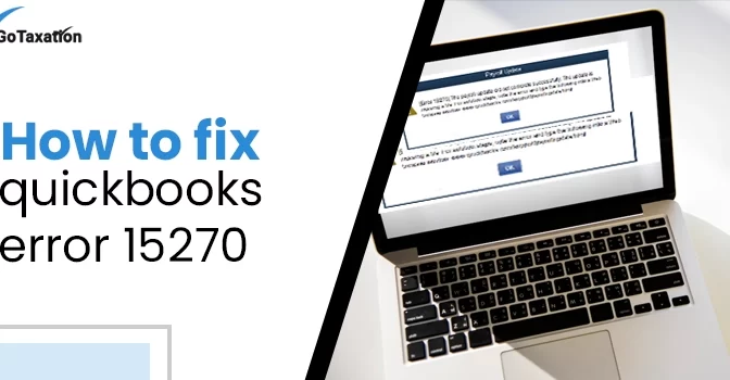 QuickBooks Error 15270 | Stepwise Solutions 2023