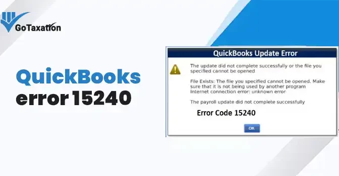 Troubleshoot QuickBooks Error 15240 With Premium Solutions