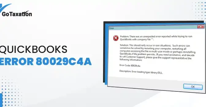 Let’s Fix QuickBooks Error 80029c4a (Error Loading Type Library/DLL)