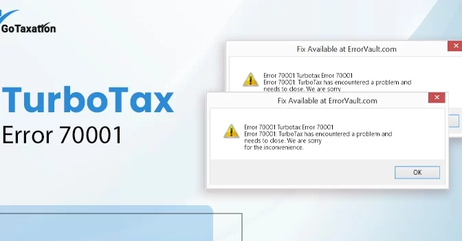 Easy Ways to Troubleshoot TurboTax Error 70001