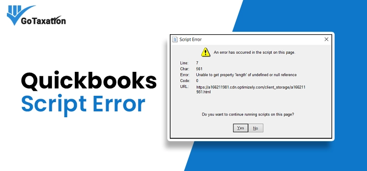quickbooks script error